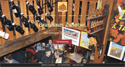 Desktop Screenshot of brauhaus-zwiebel.com